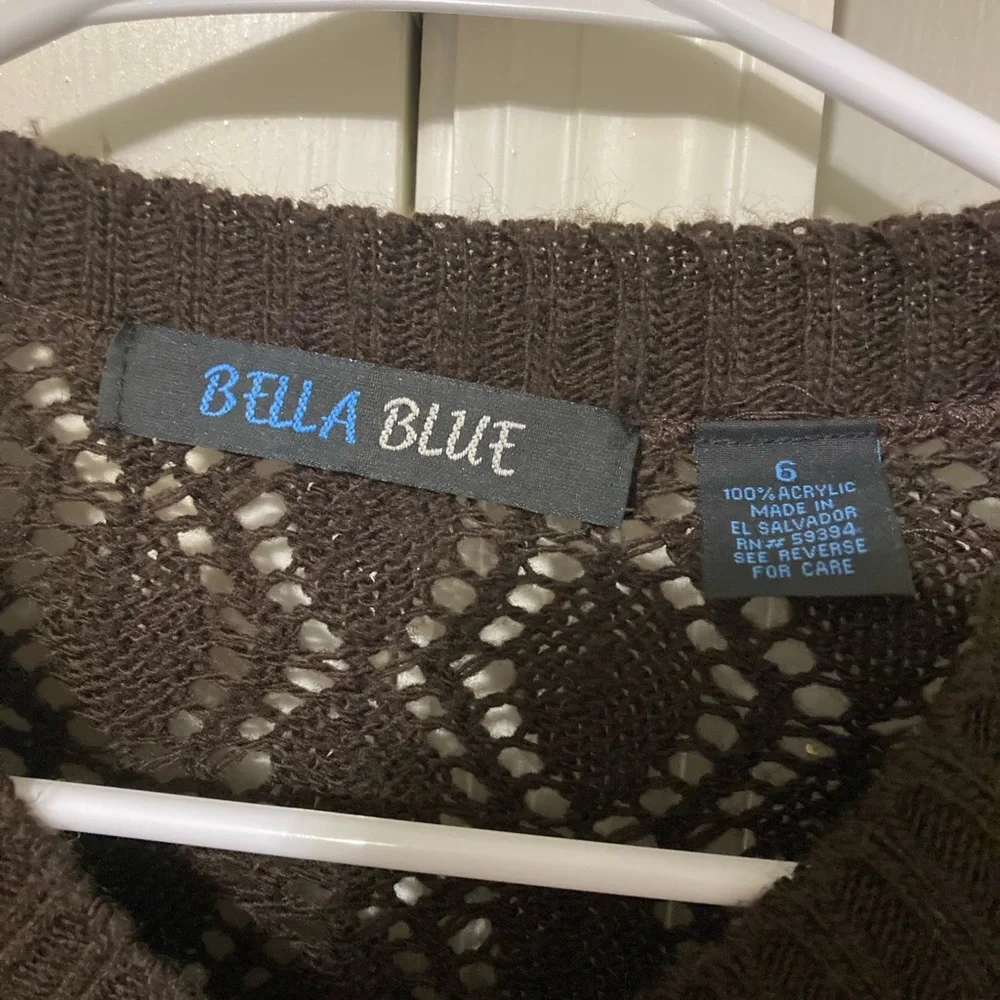 BellanBlue Chocolate Knit Women's Shrug - Picture 4 of 4